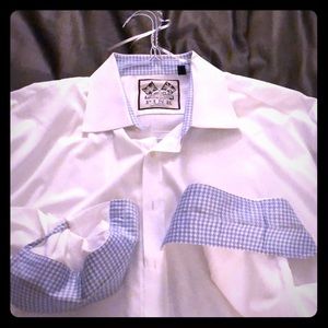 Thomas Pink Men’s White Button Down Size 18